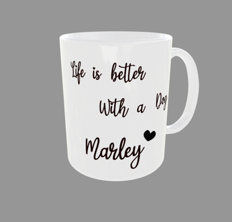 Tasse "With a Dog" – Bild 2