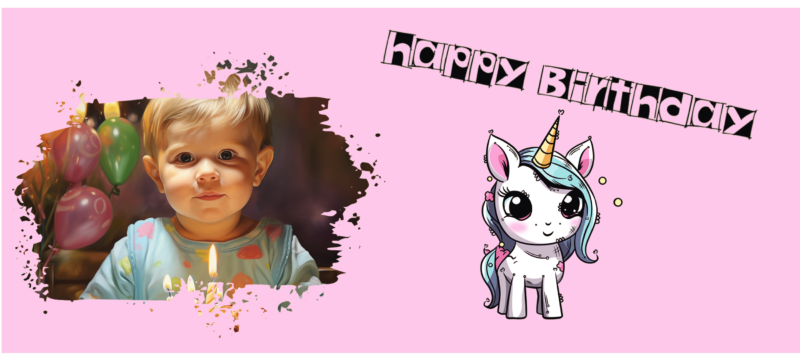 Tasse Happy Birthday "Einhorn" – Bild 2