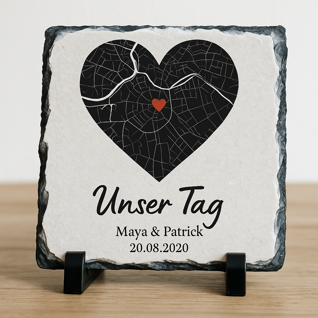 Personalisierter Fotostein