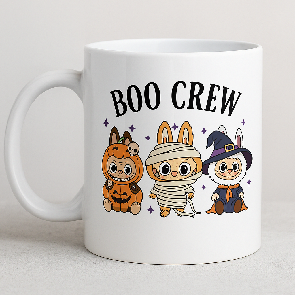 Halloween Tasse – „BOO CREW”