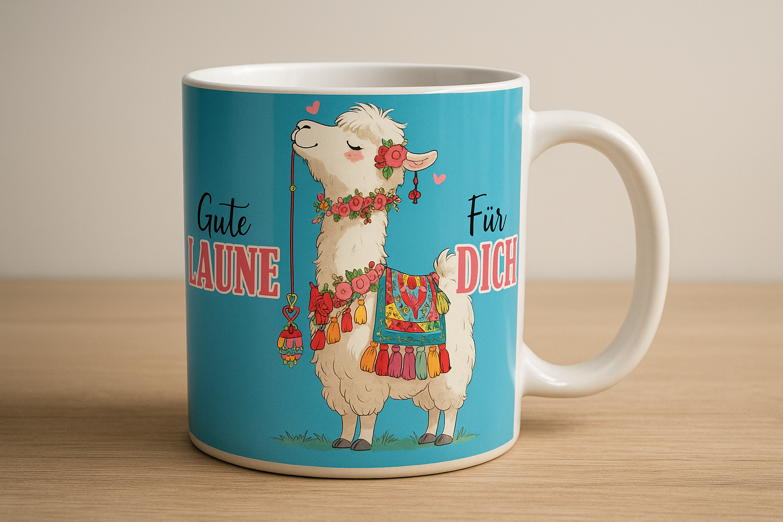 Gute Laune-Lama Tasse
