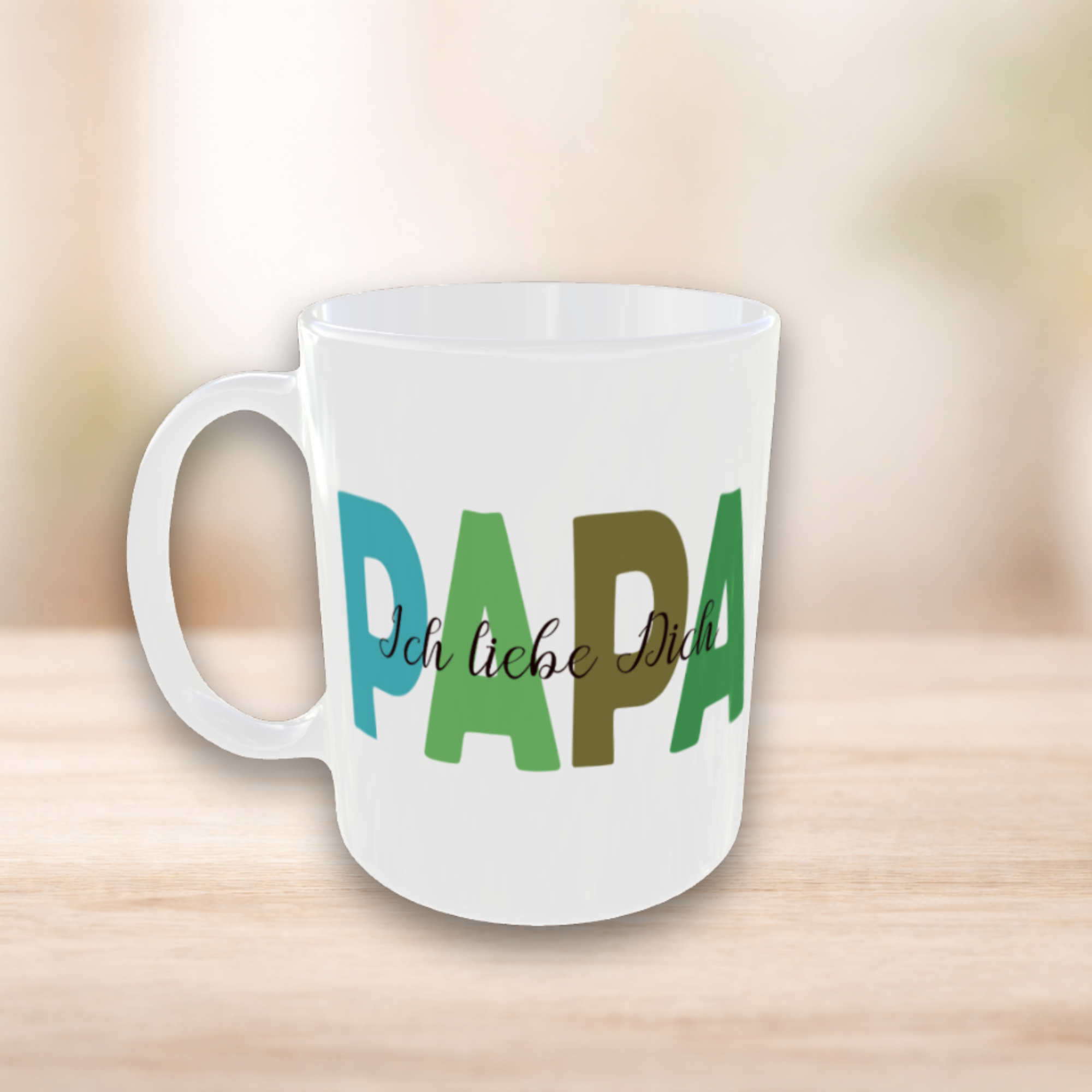 Papa – Ich liebe dich Keramiktasse