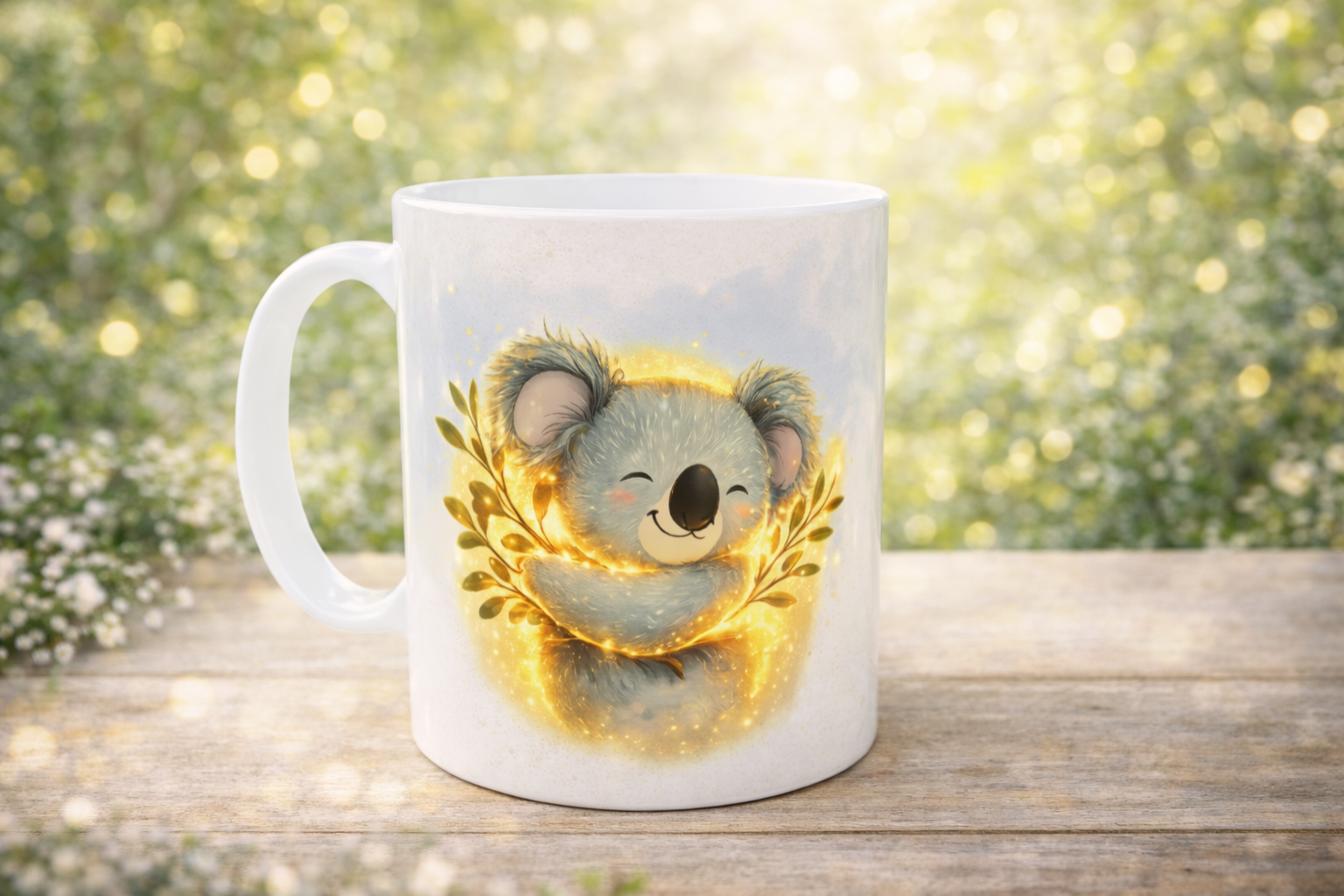💛Wohlfühl-Keramiktasse mit Koala – ein Moment voller Wärme – Bild 2