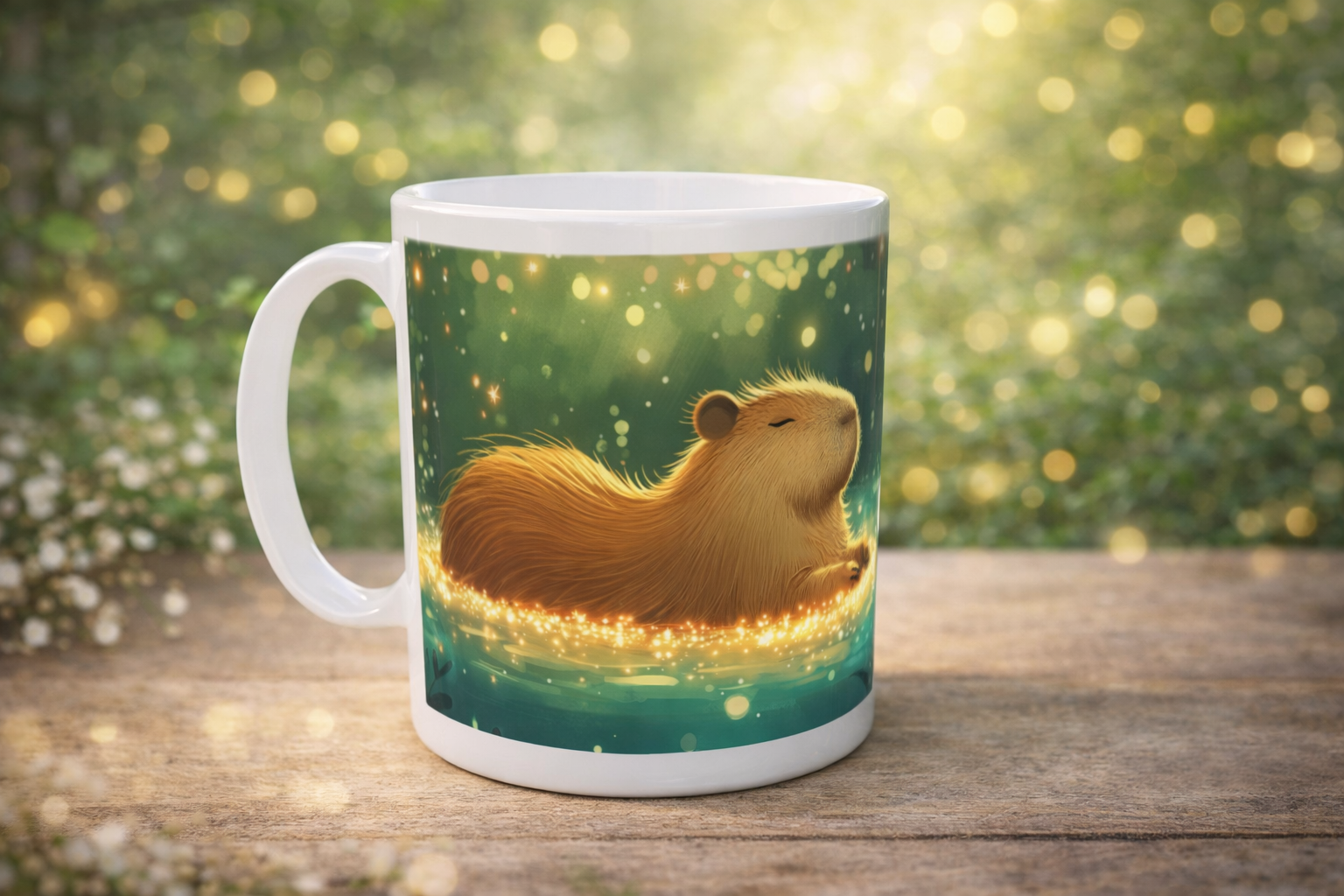 Zauberhafte Wohlfühl-Tasse – Keramiktasse mit beruhigendem Tiermotiv – Bild 2